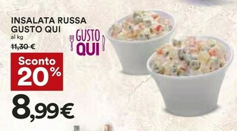 Coop Gusto Qui Insalata Russa offerta