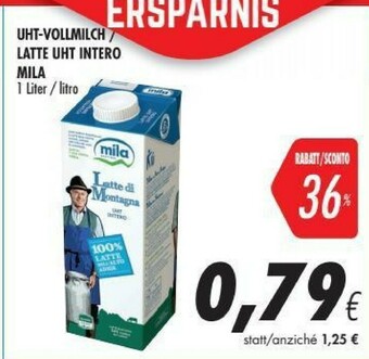 Coop Mila Latte Di Montagna Intero UHT 1000 G(ml) offerta