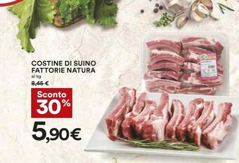 Coop Fattorie Natura Costine Di Suino offerta