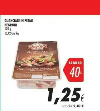 Coop Negroni Guanciale In Petali 120 G(ml) offerta