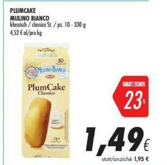 Coop Mulino Bianco PlumCake Classico 330 G(ml) offerta