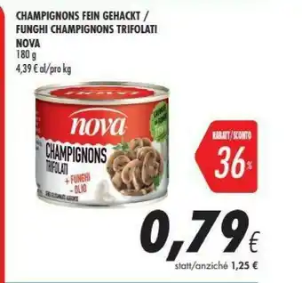 Coop Nova Funghi Champignons Trifolati offerta