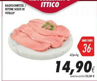 Coop Fettine Scelte Di Vitello offerta