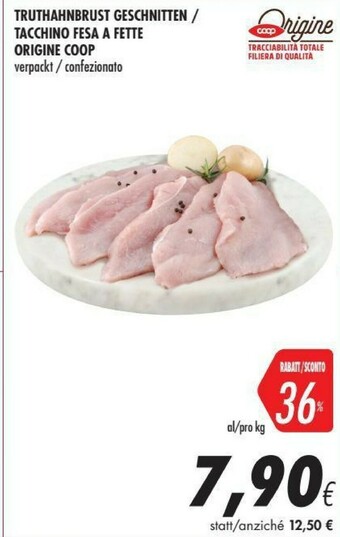 Coop Coop Tacchino Fesa A Fette Origine offerta