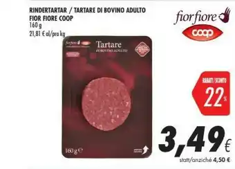 Coop Coop Tartare Di Bovino Adulto Fior Fiore offerta