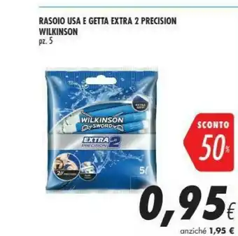 Coop Wilkinson sword Wilkinson Rasoio Usa E Getta Extra 2 Precision offerta