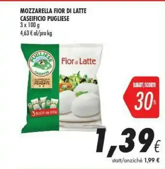 Coop Caseificio pugliese Mozzarella Fior Di Latte offerta