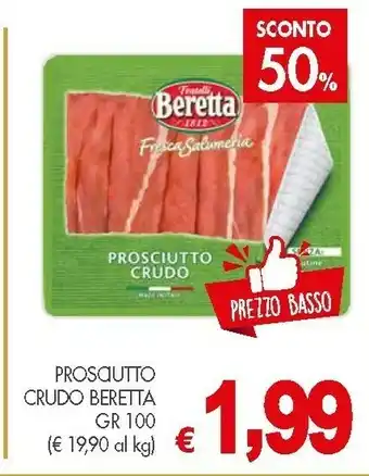 Crai Beretta Prosciutto Crudo offerta