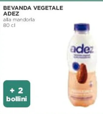 Coop BEVANDA VEGETALE ADEZ alla mandorla 80 cl offerta