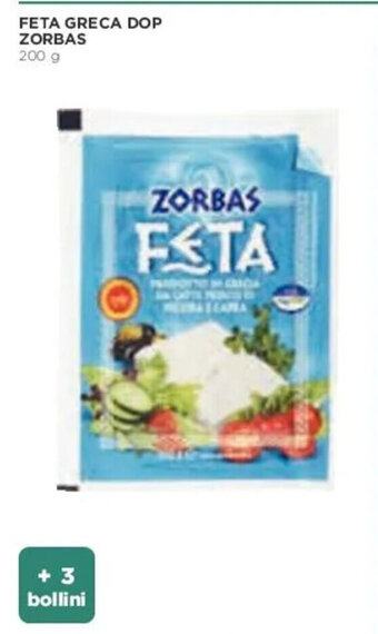 Coop FETA GRECA DOP ZORBAS 200 g offerta