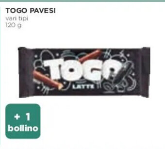Coop TOGO PAVESI vari tipi 120 g offerta