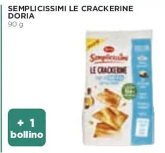 Coop SEMPLICISSIMI LE CRACKERINE DORIA 90 g offerta