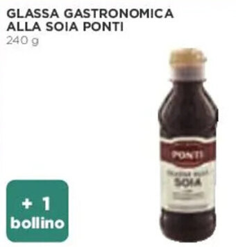 Coop GLASSA GASTRONOMICA ALLA SOIA PONTI 240 g offerta