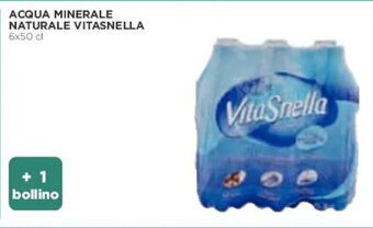 Coop ACQUA MINERALE NATURALE VITASNELLA 6x50 cl offerta