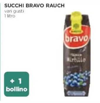 Coop SUCCHI BRAVO RAUCH vari gusti 1 litro offerta