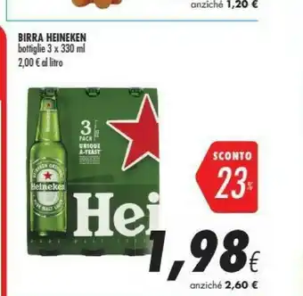 Coop Heineken Birra 330 G(ml) offerta