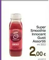 Carrefour Innocent Super Smoothie offerta