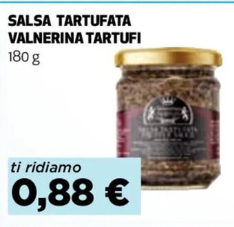 Coop SALSA TARTUFATA VALNERINA TARTUFI 180 g offerta