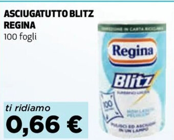 Coop ASCIUGATUTTO BLITZ REGINA 100 fogli offerta