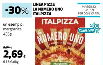 Coop LINEA PIZZE LA NUMERO UNO ITALPIZZA 435 g offerta