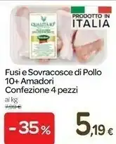Carrefour Amadori Cosce di pollo offerta