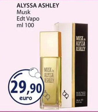 Acqua & Sapone ALYSSA ASHLEY Musk Edt Vapo ml 100 offerta