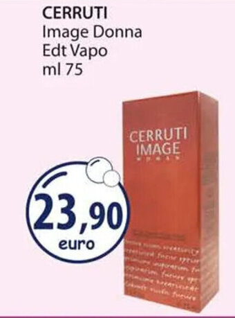 Acqua & Sapone CERRUTI Image Donna Edt Vapo ml 75 offerta