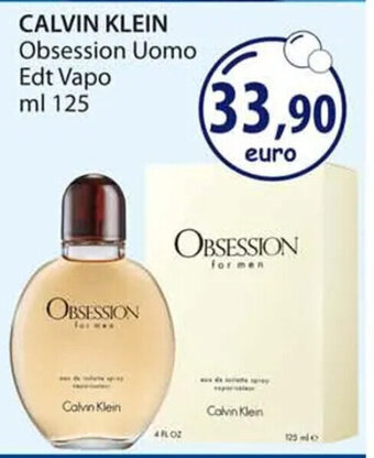 Acqua & Sapone CALVIN KLEIN Obsession Uomo Edt Vapo ml 125 offerta