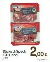Carrefour Handl Sticks Di Speck offerta