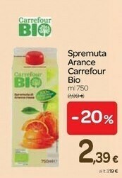 Carrefour Carrefour - Spremuta di Arance Rosse 750 g(ml) offerta