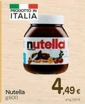 Carrefour Ferrero Nutella offerta
