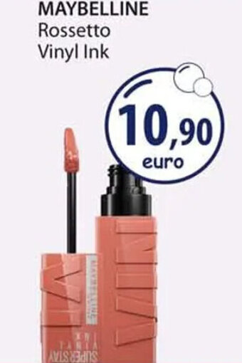 Acqua & Sapone MAYBELLINE Rossetto Vinyl Ink offerta