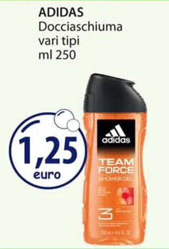 Acqua & Sapone ADIDAS Docciaschiuma vari tipi ml 250 offerta