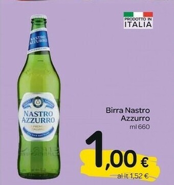 Carrefour Nastro Azzurro Birra 660 G(ml) offerta
