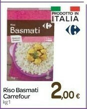 Carrefour Carrefour - Riso Basmati 1000 g(ml) offerta