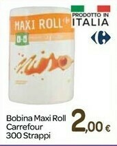 Carrefour Carrefour Bobina Maxi Roll 300 Strappi offerta