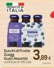 Carrefour Zuegg Succhi Di Frutta offerta