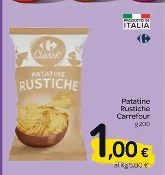 Carrefour Patatine Rusttiche offerta