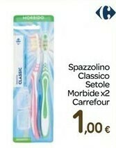 Carrefour Carrefour Spazzolino Classico Setole offerta