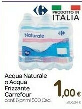 Carrefour Carrefour - Acqua Minerale Naturale Lievemente Frizzante offerta