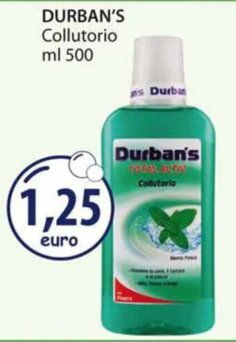 Acqua & Sapone DURBAN'S Collutorio ml 500 offerta
