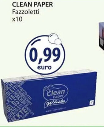 Acqua & Sapone CLEAN PAPER Fazzoletti x10 offerta