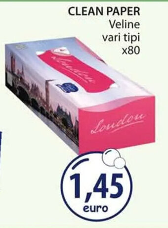 Acqua & Sapone CLEAN PAPER Veline vari tipi x80 offerta