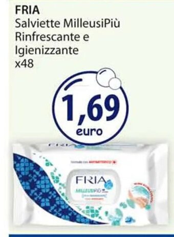 Acqua & Sapone FRIA Salviette MilleusiPiù Rinfrescante e Igienizzante x48 offerta
