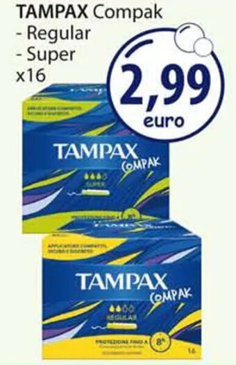 TAMPAX Compak - Regular - Super x16