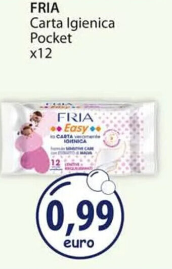 Acqua & Sapone FRIA Carta Igienica Pocket x12 offerta