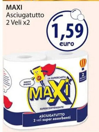 Acqua & Sapone MAXI Asciugatutto 2 Veli x2 offerta