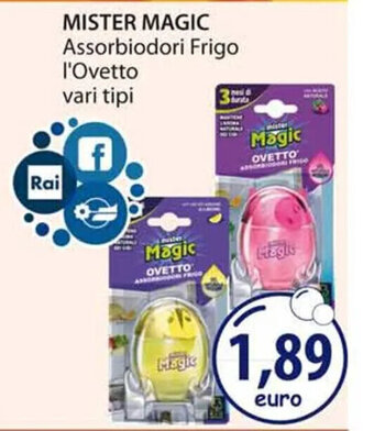 MISTER MAGIC Assorbiodori Frigo l'Ovetto vari tipi