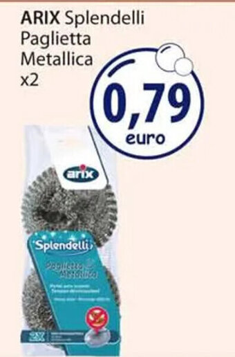 Acqua & Sapone ARIX Splendelli Paglietta Metallica X2 offerta