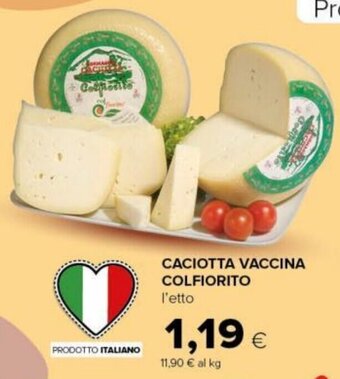 Tigre CACIOTTA VACCINA COLFIORITO offerta